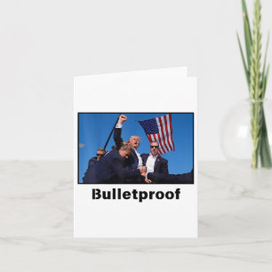 Carte Donald Trump Bulletproof 2024 Presidential Candida
