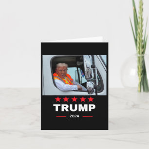 Carte Donald Trump Circule Dans Le Camion À Déchets 2