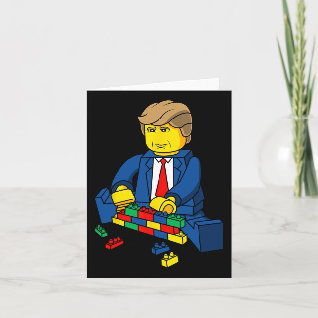 Carte Donald Trump Construit Un Mur T  (Devant)