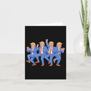 Carte Donald Trump Danse 4 juillet Trump 2025