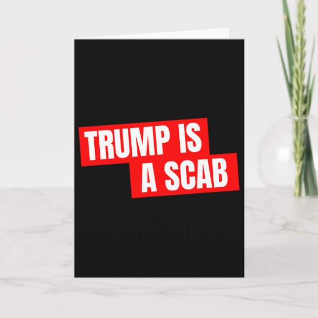 Carte Donald Trump est un jaune  (Devant)