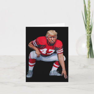 Carte Donald trump football américain président 2025Dona