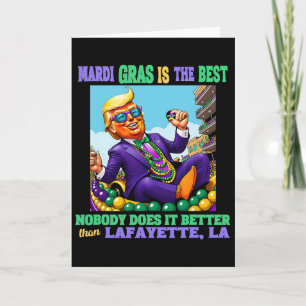 Carte Donald Trump Lafayette, La Mardi Gras 2025 Aucun F