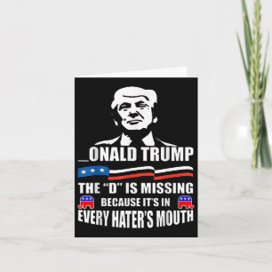 Carte Donald Trump Le D N'A Pas De Soutien À Trump