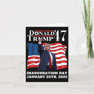 Carte Donald Trump Président Jour d'investiture 2025 Vic