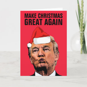 CARTE DONALD TRUMP REDONNE À NOËL SA GRANDEUR