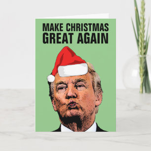 CARTE DONALD TRUMP REDONNE À NOËL SA GRANDEUR