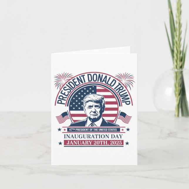 Carte Donald Trump remporte le 47e président - 2024 Potu (Devant)