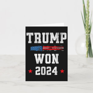 Carte Donald Trump remporte les élections de 2024 47ème 