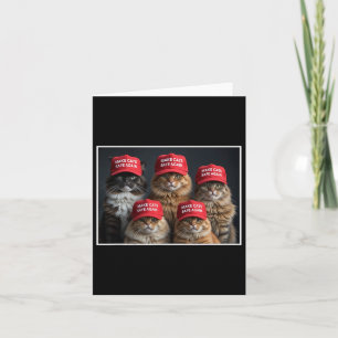 Carte Donald Trump Rend Les Chats Sûrs À Nouveau Chapeau
