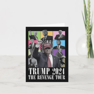 Carte Donald Trump The Revenge Tour 2024 pour hommes et 