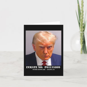 Carte Donald Trump Tiré sur une bombe