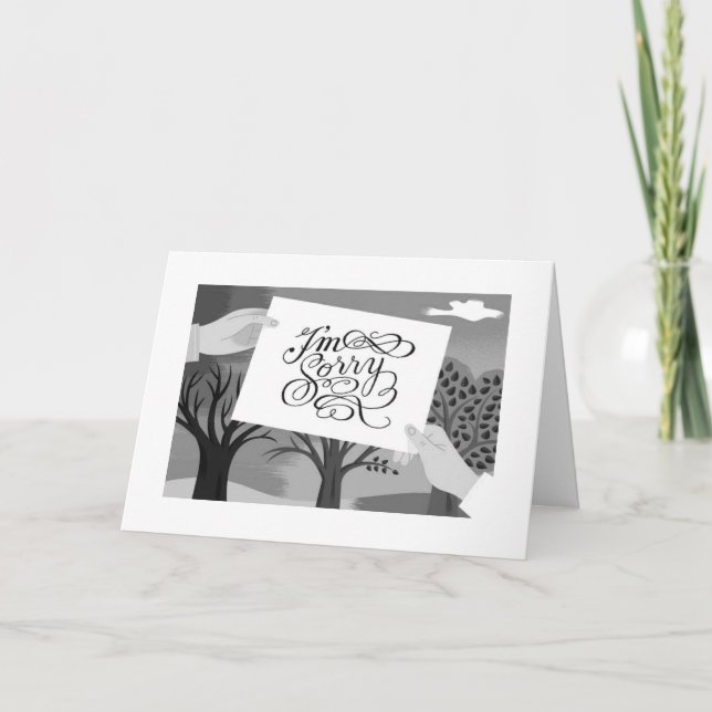 CARTE DONC "DÉSOLÉ POUR VOTRE PERTE" (Devant)