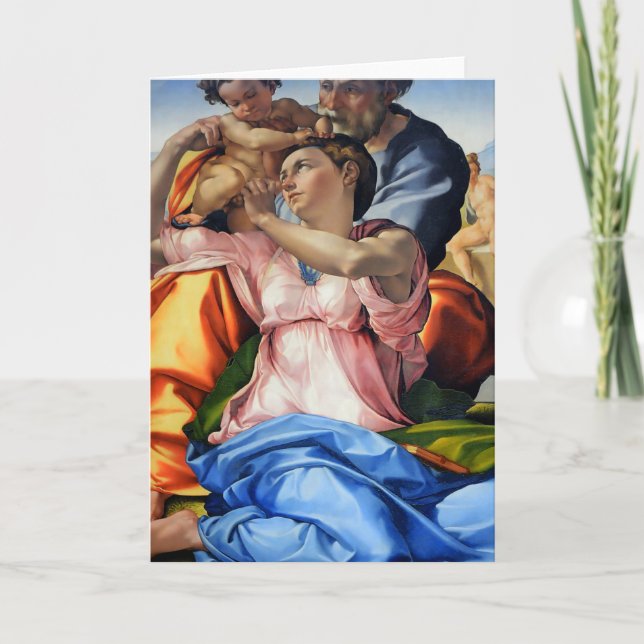 Carte Doni Tondo, Doni Madona (détail), Michel-Ange, 15 (Devant)