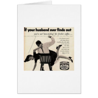 Carte "donnante une fessée"