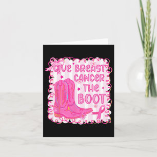 Carte Donner Le Cancer Du Sein L'Initiale Cowgirl Cancer