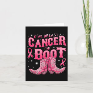 Carte Donner Le Cancer Du Sein L'Initiale Cowgirl Cancer