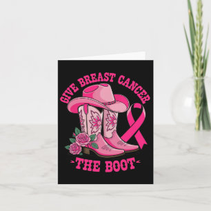 Carte Donner Le Cancer Du Sein L'Initiale Cowgirl Cancer