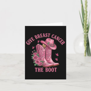 Carte Donner Le Cancer Du Sein L'Initiale Cowgirl Cancer
