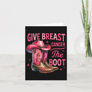 Carte Donner Le Cancer Du Sein L'Initiale Cowgirl Cancer