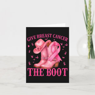 Carte Donner Le Cancer Du Sein L'Initiale Cowgirl Cancer