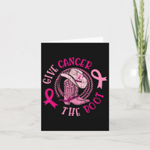 Carte Donner Le Cancer Du Sein L'Initiale Cowgirl Cancer