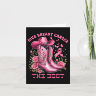Carte Donner Le Cancer Du Sein L'Initiale Cowgirl Cancer