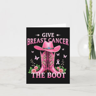 Carte Donner Le Cancer Du Sein L'Initiale Cowgirl Cancer