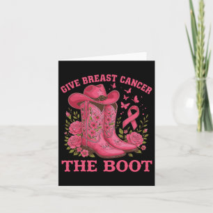 Carte Donner Le Cancer Du Sein L'Initiale Cowgirl Cancer