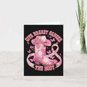 Carte Donner Le Cancer Du Sein L'Initiale Cowgirl Cancer