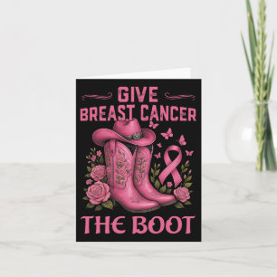 Carte Donner Le Cancer Du Sein L'Initiale Cowgirl Cancer