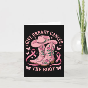 Carte Donner Le Cancer Du Sein L'Initiale Cowgirl Cancer