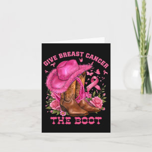 Carte Donner Le Cancer Du Sein L'Initiale Cowgirl Cancer
