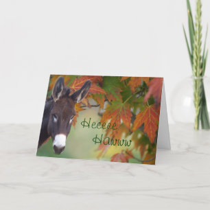 Carte Donnie Donkey hee-haw anniversaire- personnaliser