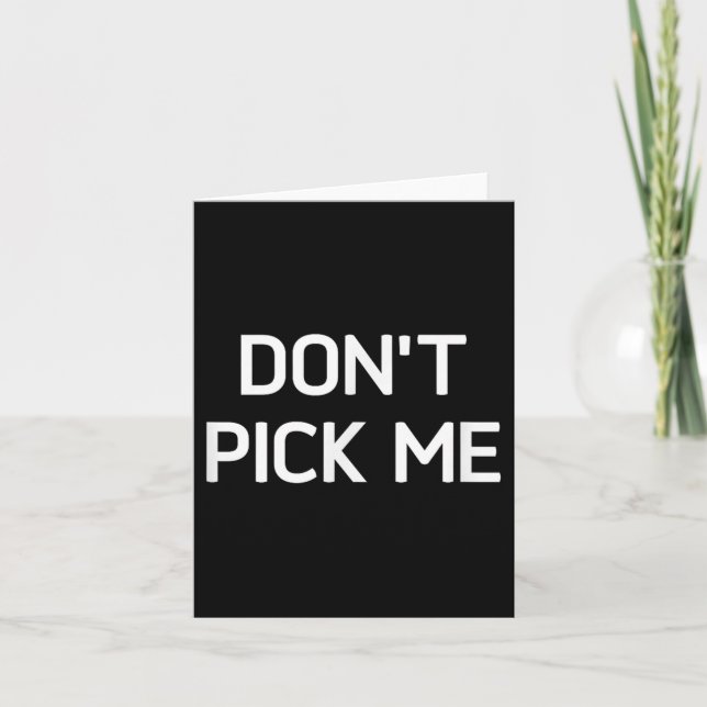 Carte Don't Ck Me, Funny, Jokes, Sarcastic  (Devant)