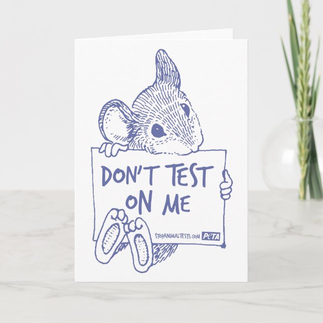 Carte Don't Test On Me Card (Devant)