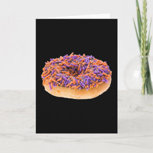 Carte Donut d'Halloween au chocolat
