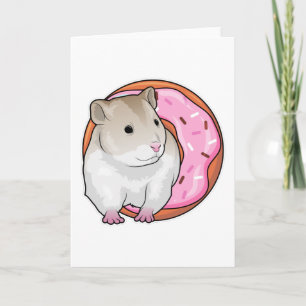 Carte Donut Hamster