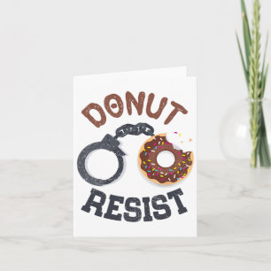 Carte Donut résiste aux menottes Officier de Police