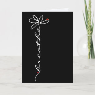 Carte Doodle Daisy et Ladybugs Penser à vous