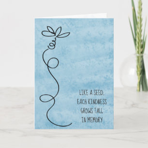 Carte doodle daisy merci