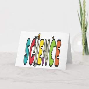 Carte Doodle d'appareil de laboratoire scientifique