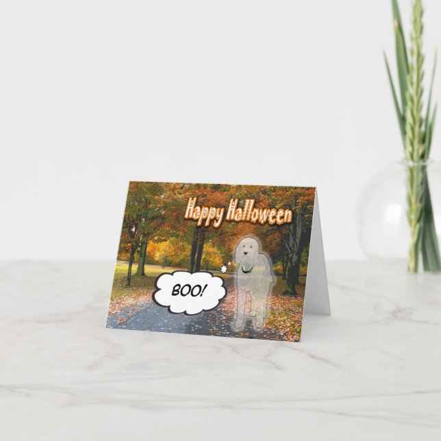 Carte Doodle Days Comics Happy Halloween Card (Devant)