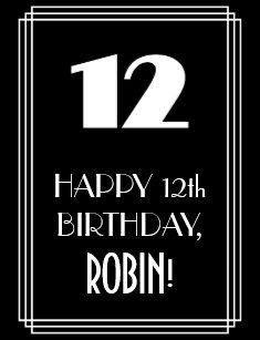 Cartes 12 Ans D Anniversaire Zazzle Fr