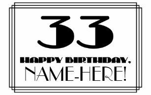 Cartes 33 Ans D Anniversaire Zazzle Fr