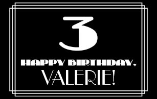 Cartes Valerie D Anniversaire Zazzle Fr