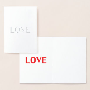 Carte Dorée Aimer typographie moderne minimaliste élégant