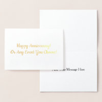 Anniversaire personnalisé ou message d'événement d