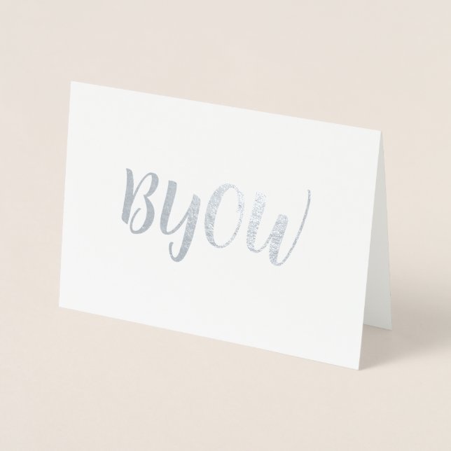 Carte Dorée Apportez votre propre vin (BYOW) (Devant)