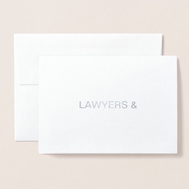 Carte Dorée Avocats et Joyeux anniversaire ! (Derrière avec enveloppe)